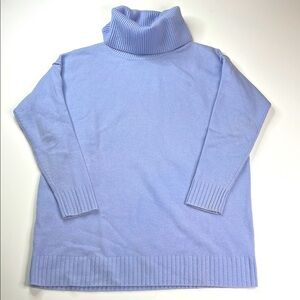 Athleta Sky Blue Cowl Neck Sweater